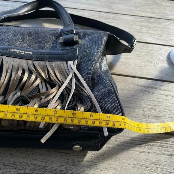 Katherine Kwei New York Eternity Knot Satchel Bag - Picture 13 of 14